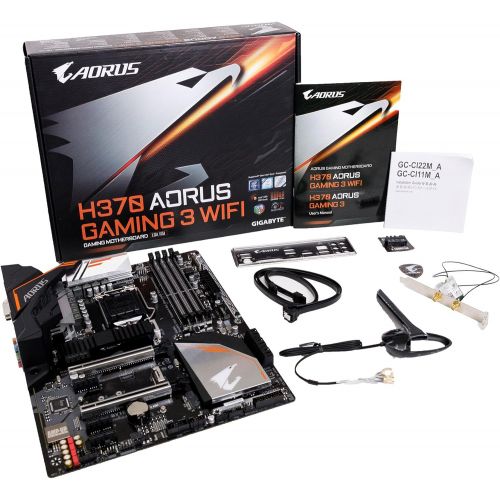 기가바이트 GIGABYTE H370 AORUS Gaming 3 WIFI (LGA1151/Intel/USB3.1 Gen 2 Type A,Type C/HDMI/M.2/ATX/DDR4/Motherboard)