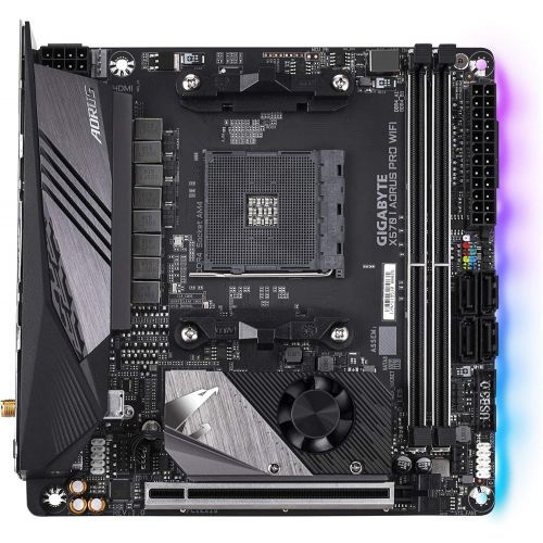 기가바이트 Gigabyte X570 I AORUS Pro WIFI (AMD Ryzen 3000/X570/Mini-Itx/PCIe4.0/DDR4/USB 3.1/Realtek ALC1220-Vb/DisplayPort 1.4/2xHDMI 2.0B/RGB Fusion 2.0/Gaming Motherboard)