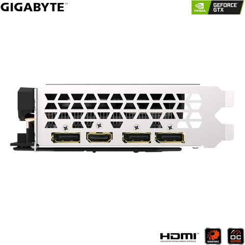 기가바이트 GIGABYTE GeForce GTX 1660 Ti OC 6G 192-bit GDDR6 DisplayPort 1.4 HDMI 2.0B with Windforce 2X Cooling System Graphic Cards- Gv-N166TOC-6GD