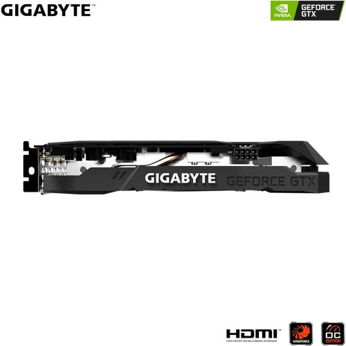 기가바이트 GIGABYTE GeForce GTX 1660 Ti OC 6G 192-bit GDDR6 DisplayPort 1.4 HDMI 2.0B with Windforce 2X Cooling System Graphic Cards- Gv-N166TOC-6GD