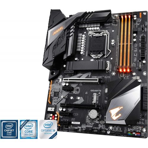 기가바이트 Gigabyte Z390 AORUS Elite (Intel LGA1151/Z390/ATX/2xM.2/Realtek ALC1220/RGB Fusion/Gaming Motherboard)