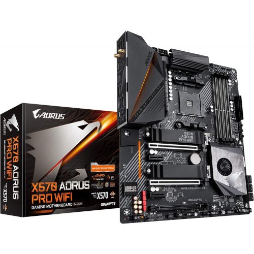 기가바이트 Gigabyte X570 AORUS PRO WiFi (AMD Ryzen 3000/X570/ATX/PCIe4.0/DDR4/USB3.1/Realtek ALC1220-VB/Fins-Array Heatsink/RGB Fusion 2.0/2xM.2 Thermal Guard/Gaming Motherboard)