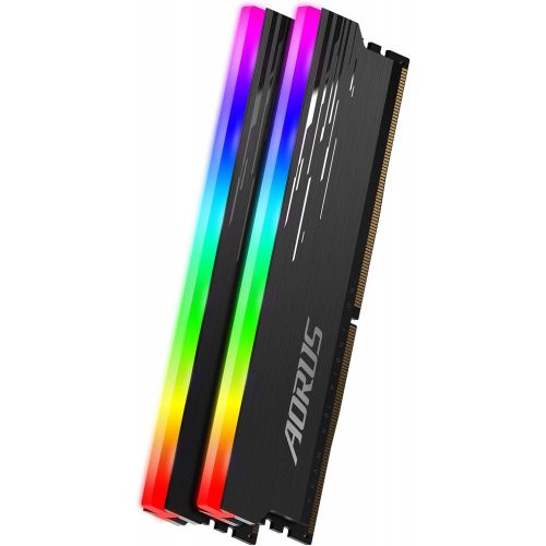 기가바이트 Gigabyte AORUS GP-ARS16G33 (RGB/ 16GB RAM Memory Kit/ 16GB (2x8GB)/ 3333MHz/ Supports AORUS Memory Boost/ RGB Fusion 2.0/ Selected High Quality Memory Ics/ 100% Sorted and Tested/ Memory)