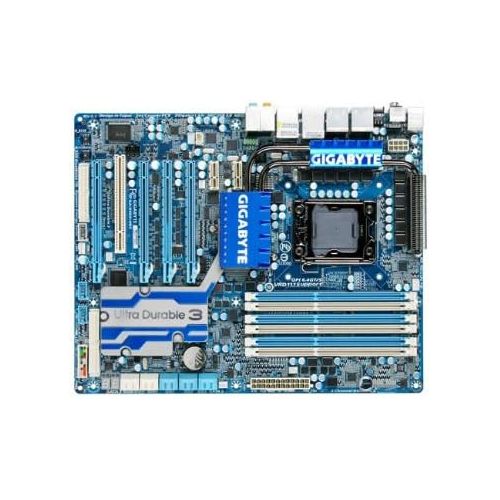 기가바이트 Gigabyte LGA1366/ Intel X58 SATA3 ATI CrossFireX ATX Motherboard GA-X58A-UD5