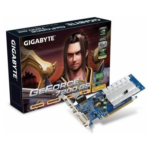 기가바이트 Gigabyte nVidia GeForce 7200GS 256 MB PCI-Express Video Card GV-NX72G512E2