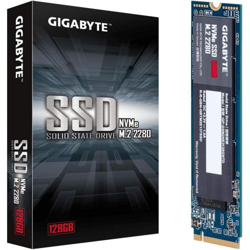 기가바이트 Gigabyte 128GB M.2 PCI Express 3.0 NVMe Internal Solid State Drive