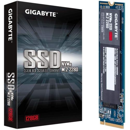 기가바이트 Gigabyte 128GB M.2 PCI Express 3.0 NVMe Internal Solid State Drive