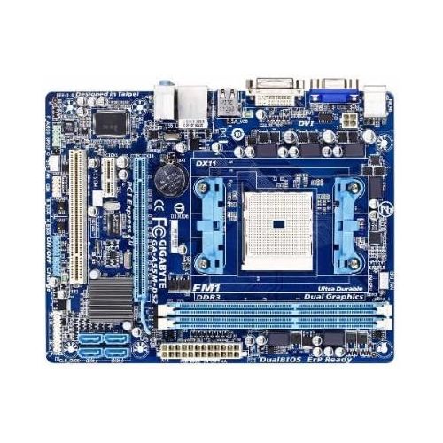 기가바이트 GIGABYTE FM1 AMD A55 Hudson D2 DDR3 1800 Micro ATX AMD Motherboard GA-A55M-DS2