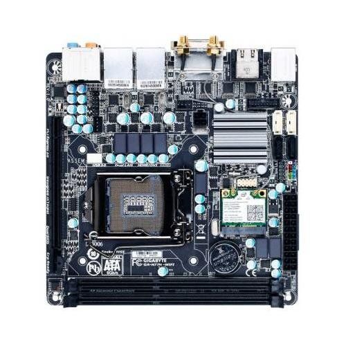 기가바이트 Gigabyte GA-H77N-WIFI - LGA1155 Intel H77 Chipset Mini-ITX Motherboard DDR3 SATA 6Gb/s DVI/HDMI PCIE Gigabit LAN 7.1CH HD Audio USB3.0