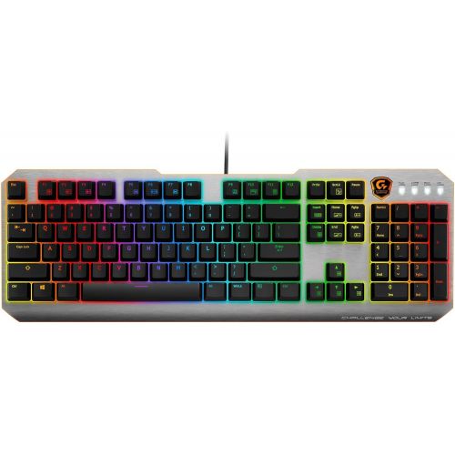 기가바이트 GIGABYTE Xtreme Gaming XK700 Mechanical, Red Switches, Height-Adjustable Stands, RGB Keyboard GK-XK700