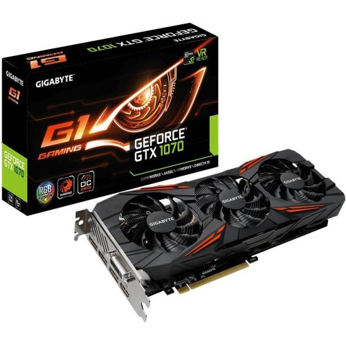 기가바이트 Gigabyte GeForce GTX 1070 G1 Gaming Video/Graphics Cards GV-N1070G1 GAMING-8GD