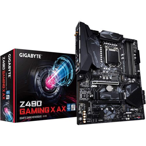 기가바이트 Gigabyte Z490 Gaming X AX (LGA 1200/Intel/Z490/ATX/Dual M.2/SATA 6Gb/s/USB 3.2 Gen 2/WiFi 6/Gaming Motherboard)