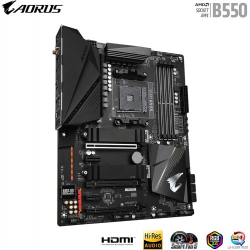 기가바이트 GIGABYTE B550 AORUS PRO (AM4 AMD/B550/ATX/Dual M.2/ SATA 6Gb/s/USB 3.2 Gen 2/2.5 GbE LAN/ALC1220-VB/RGB Fusion 2.0/PCIe4/DDR4/Gaming Motherboard)