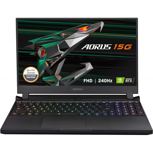 기가바이트 GIGABYTE AORUS 15G XC - 15.6 FHD IPS Anti-Glare 240Hz - Intel Core i7-10870H - NVIDIA GeForce RTX 3070 8GB GDDR6 - 32GB Memory - 512GB SSD - Windows 10 Home - Gaming Laptop (AORUS