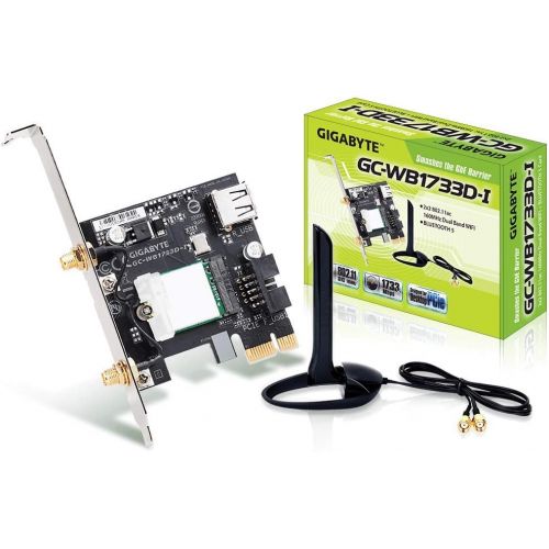 기가바이트 GIGABYTE GC-WB1733D-I (Bluetooth 5/Wireless AC 9260/160MHz Dual Band WiFi/Expansion Card)