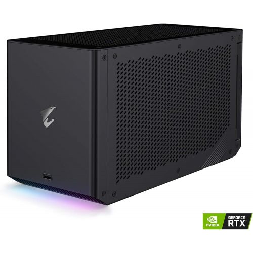 기가바이트 GIGABYTE AORUS RTX 3090 Gaming Box eGPU, WATERFORCE All-in-One Cooling System, Thunderbolt 3, GV-N3090IXEB-24GD External Graphics Card