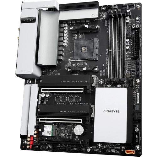 기가바이트 GIGABYTE B550 Vision D-P (AM4/ AMD/ B550/ ATX/Dual M.2/ SATA 6Gb/s/USB 3.2 Type-C/Thunderbolt 3/ WiFi 6/ Dual 2.5GbE LAN/PCIe 4.0/ Motherboard)