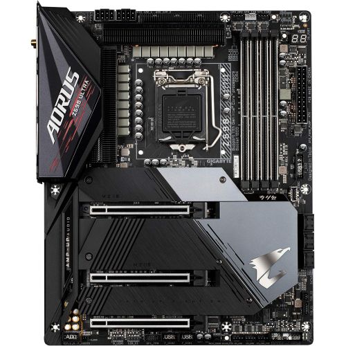 기가바이트 GIGABYTE Z590 AORUS ULTRA (LGA 1200/ Intel Z590/ ATX/ Triple M.2/ PCIe 4.0/ USB 3.2 Gen2X2 Type-C/ Intel WIFI 6/ 2.5GbE LAN/ Gaming Motherboard)