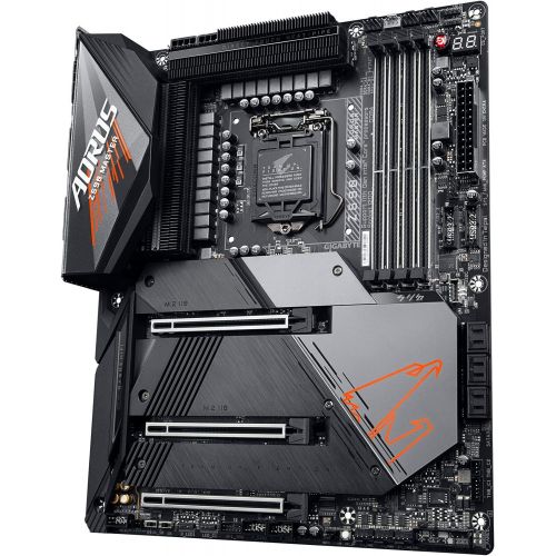 기가바이트 GIGABYTE Z590 AORUS Master (LGA 1200/Intel Z590/ATX/Triple M.2/PCIe 4.0/USB 3.2 Gen2X2 Type-C/Intel WiFi 6E/AQUANTIA 10GbE LAN/Gaming Motherboard)