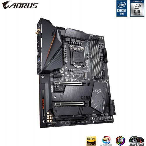 기가바이트 GIGABYTE Z490 AORUS PRO AX (Intel LGA1200/Z490/ATX/Intel 2.5G LAN/Direct 12 Phase Digital Power/Dual M.2/SATA 6Gb/s/USB 3.2 Gen 2/Intel WiFi 6/Fins-Array II/Gaming Motherboard)