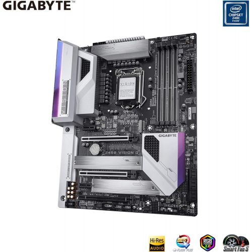 기가바이트 GIGABYTE Z490 Vision G (Intel LGA1200/Z490/ATX/2xM.2/Realtek ALC1220-VB/Intel LAN/SATA 6Gb/s/USB 3.2 Gen 2/SLI Support/HDMI/Motherboard)