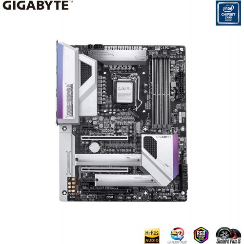 기가바이트 GIGABYTE Z490 Vision G (Intel LGA1200/Z490/ATX/2xM.2/Realtek ALC1220-VB/Intel LAN/SATA 6Gb/s/USB 3.2 Gen 2/SLI Support/HDMI/Motherboard)