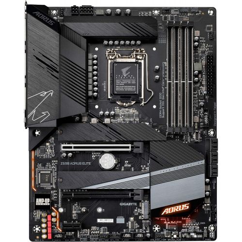 기가바이트 GIGABYTE Z590 AORUS ELITE (LGA 1200/ Intel Z590/ ATX/ Triple M.2/ PCIe 4.0/ USB 3.2 Gen2X2 Type-C/ 2.5GbE LAN/ Gaming Motherboard)