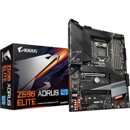 기가바이트 GIGABYTE Z590 AORUS ELITE (LGA 1200/ Intel Z590/ ATX/ Triple M.2/ PCIe 4.0/ USB 3.2 Gen2X2 Type-C/ 2.5GbE LAN/ Gaming Motherboard)