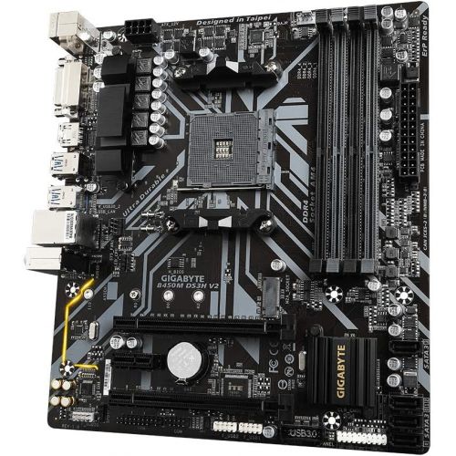 기가바이트 GIGABYTE B450M DS3H V2 (AMD Ryzen AM4/Micro ATX/M.2/HMDI/DVI/USB 3.1/DDR4/Motherboard)