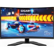 [아마존베스트]GIGABYTE G32QC 32 165Hz 1440P Curved Gaming Monitor, 2560 x 1440 VA 1500R Display, 1ms (MPRT) Response Time, 94% DCI-P3, VESA Display HDR400, FreeSync Premium Pro