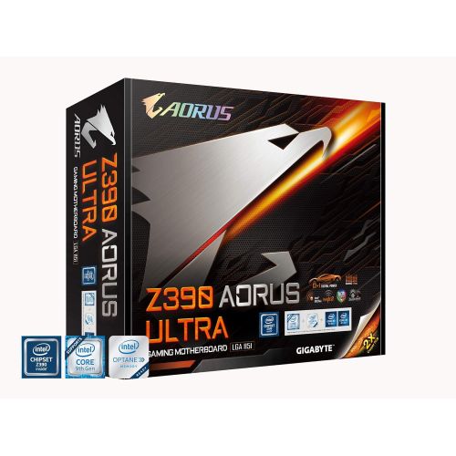 기가바이트 Gigabyte GIGABYTE Z390 AORUS Ultra (Intel LGA1151Z390ATX3xM.2 Thermal GuardOnboard AC Wi-FiRGB FusionMotherboard)