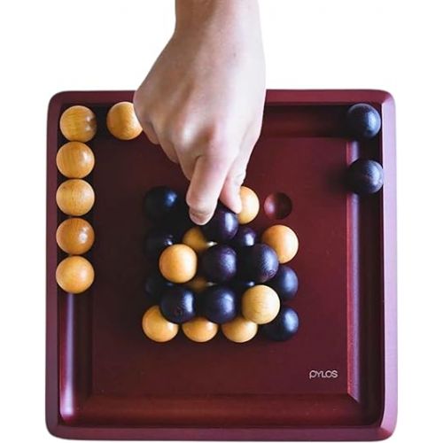  Pylos | Great Wooden Game | Abstract Strategy Board Game| Ages 8+ | 2 Players | 15 Minutes