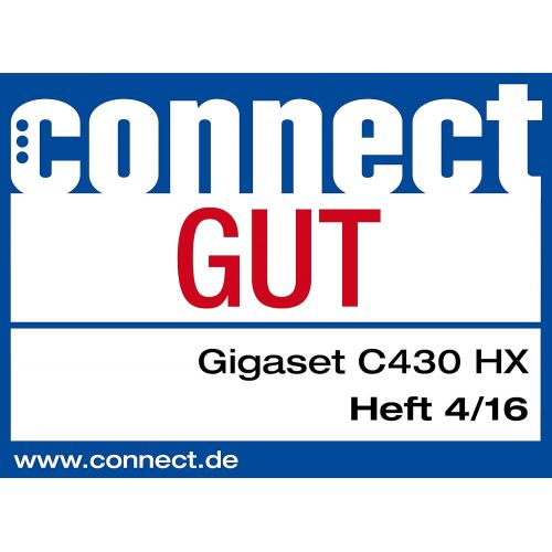  [아마존 핫딜]  [아마존핫딜]Gigaset C430HX schnurloses Telefon (IP-Telefon Fritzbox kompatibel, VOIP DECT Telefon, klassisches Mobilteil mit TFT-Farbdisplay) schwarz-silber