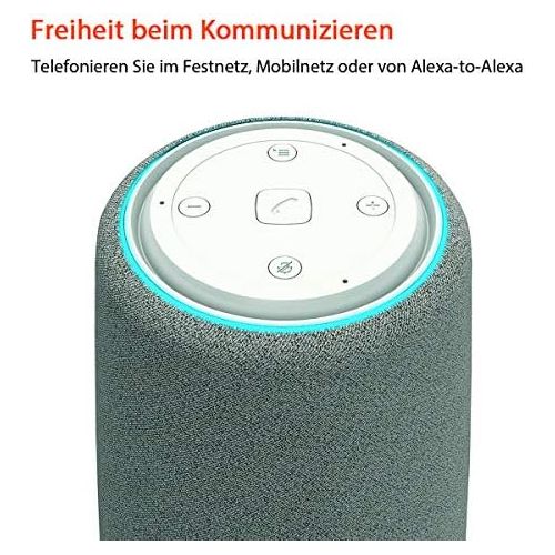  [아마존베스트]-Service-Informationen Gigaset Smart Speaker L800HX - Loudspeaker with Alexa Integration and Built-In Telephone - For Connecting to DECT Base Stations, DECT Router - Compatible with Fritzbox, Grey