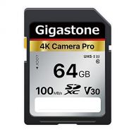 Gigastone 64GB SD Card V30 SDXC Memory Card High Speed 4K Ultra HD UHD Video Compatible with Canon Nikon Sony Pentax Kodak Olympus Panasonic Digital Camera