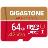 [5-Yrs Free Data Recovery] Gigastone 64GB Micro SD Card, Game Pro, MicroSDXC Memory Card for Nintendo-Switch, GoPro, Security Camera, Wyze, DJI, Drone, 4K UHD, R/W up to 95/35MB/s