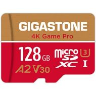 [5-Yrs Free Data Recovery] Gigastone 128GB Micro SD Card, 4K Game Pro, MicroSDXC Memory Card for Nintendo-Switch, GoPro, Action Camera, DJI, UHD Video, R/W up to 100/50MB/s, UHS-I