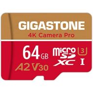 [5-Yrs Free Data Recovery] Gigastone 64GB Micro SD Card, 4K Camera Pro, UHD Video for GoPro, Action Camera, Wyze, DJI, Drone, Nintendo-Switch, R/W up to 95/35MB/s MicroSDXC Memory