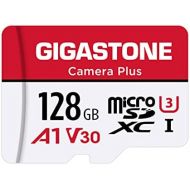 Gigastone 128GB Micro SD Card, Camera Plus, GoPro, Action Camera, Sports Camera, High Speed 100MB/s, 4K Video Recording, MicroSDXC Memory Card UHS-I A1 V30 U3 Class 10
