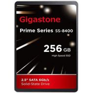 Gigastone 256GB 2.5 Internal SSD, 3D NAND Solid State Drive, SATA III 6Gb/s 2.5 inch 7mm (0.28”), Read up to 550MB/s