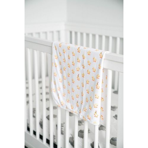  Giggle giggle Printed Receiving Blanket - Baby giggle Duck - 100% Peruvian Cotton, Baby Swaddle Receiving Blankets