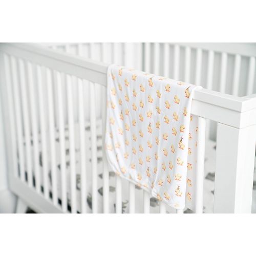  Giggle giggle Printed Receiving Blanket - Baby giggle Duck - 100% Peruvian Cotton, Baby Swaddle Receiving Blankets