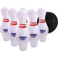 GIGGLE N GO Kids Bowling Set Indoor Games or Outdoor Games for Kids. Hilariously Fun Giant Yard Games for Kids and Adults. Fun Sports Games, Outside Games or Indoor Games for Kids