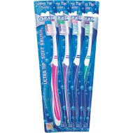 Giggletime Toy Co. Oral Choice Ultra Tip Adult Toothbrush Assortment - (100) Pieces - Assorted Colors - For Adults,...