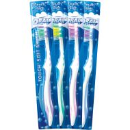 Giggletime Toy Co. Oral Choice Touch Adult Toothbrush Assortment - (100) Pieces - Assorted Colors - For Adults,...