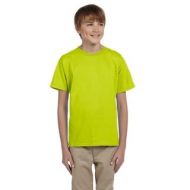 Gildan Boys Safety Green Cotton Polyester T-shirt by Gildan