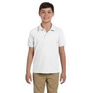 Gildan Boys White Dryblend Pique Polo Shirt by Gildan