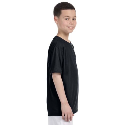  Gildan Youth Performance Black Polyester T-shirt by Gildan