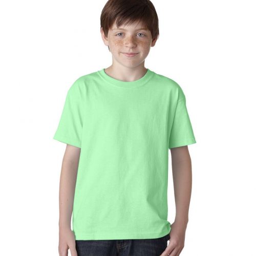  Gildan Boys Mint Green Heavy Cotton T-shirt by Gildan