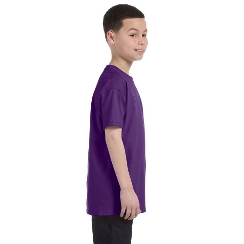  Gildan Boys Purple Heavy Cotton T-shirt by Gildan